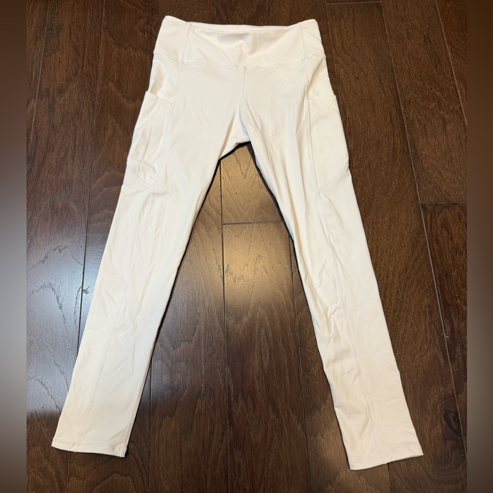 White Workout Athletic Leggings 8